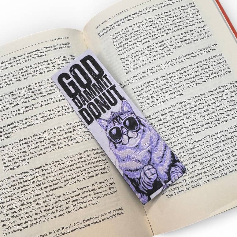 GODDAMMIT DONUT! Dungeon Crawler Carl Inspired 3D Bookmark