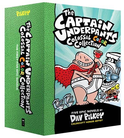 Captain Underpants Colossal Color Collection, The (#1-5)