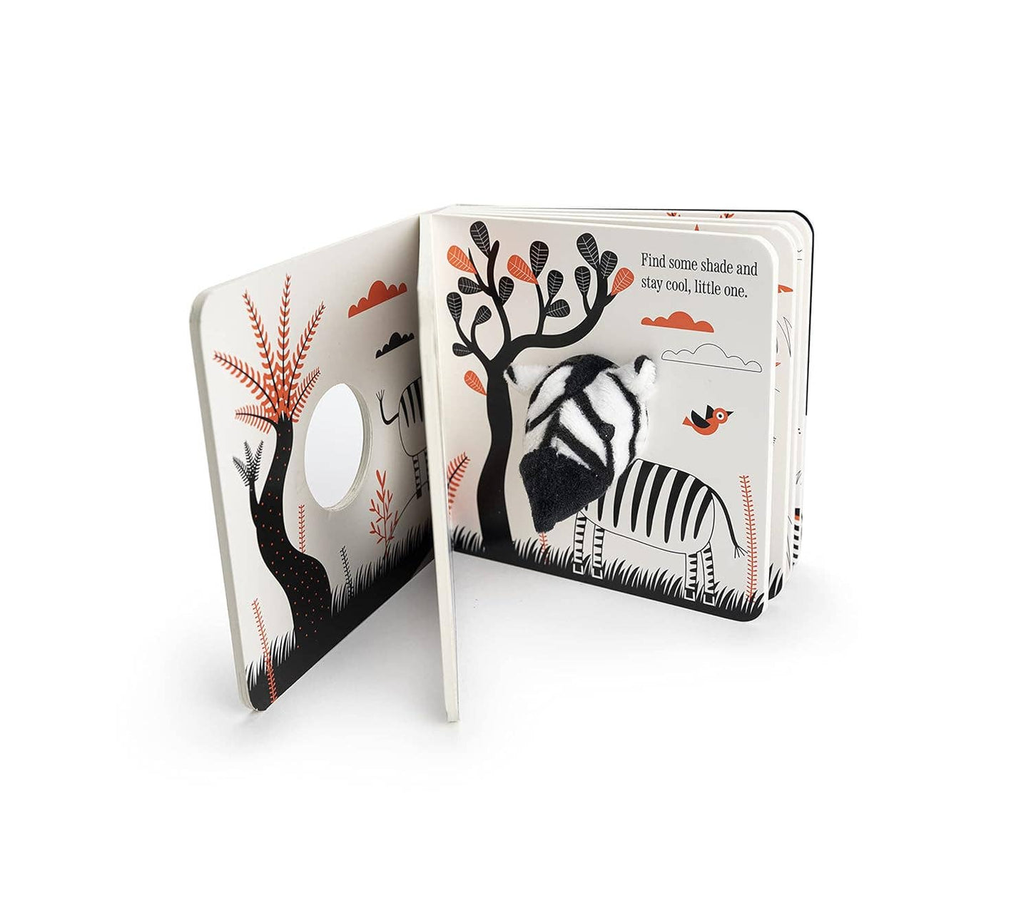 Little Zebra Finger Puppet Board Book with High Contrast Art
