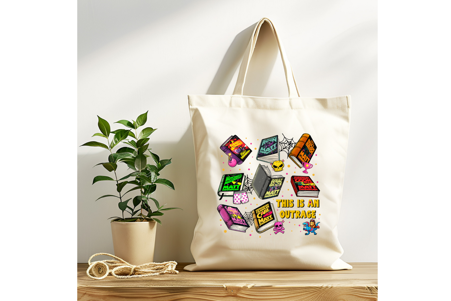 Dungeon Crawler Carl Books Tote Bag