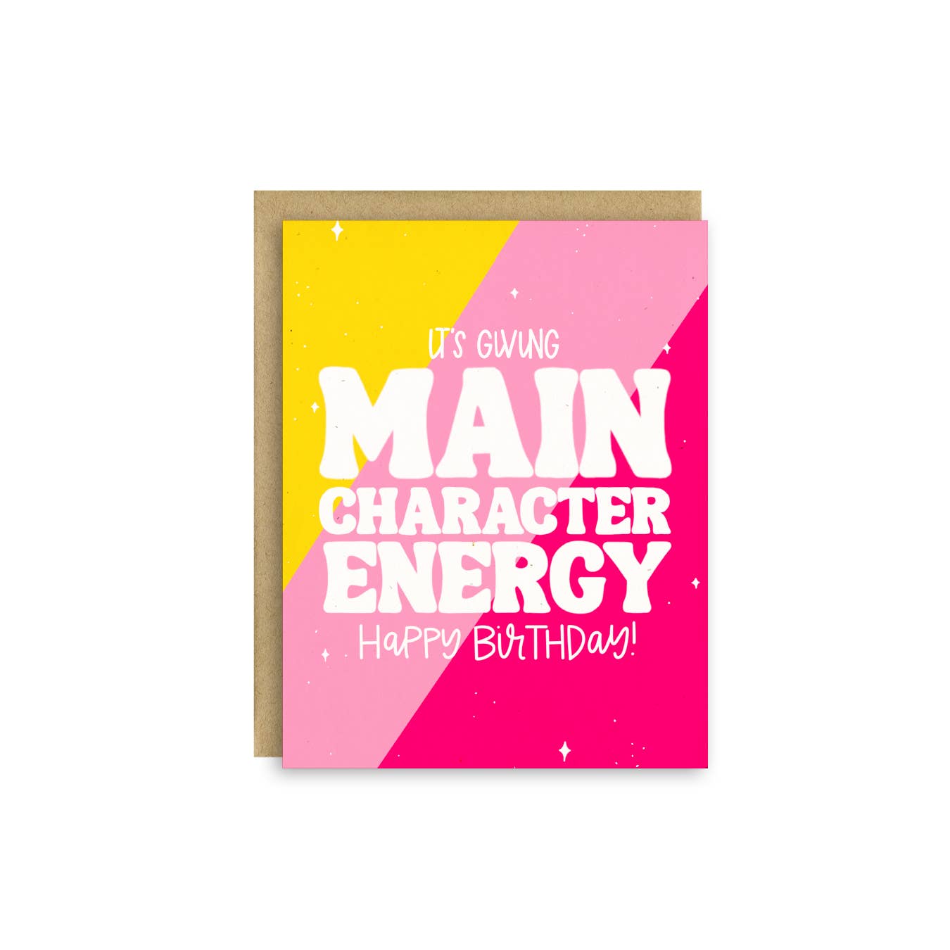 Main Character Energy Funny Birthday Card