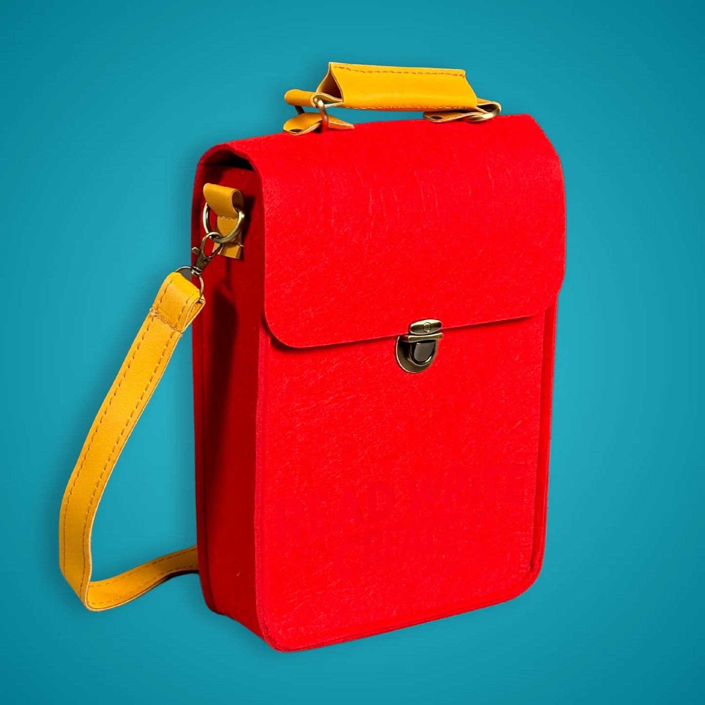 Story Bag w/Pencil Pouch- Red (Read Write Create)