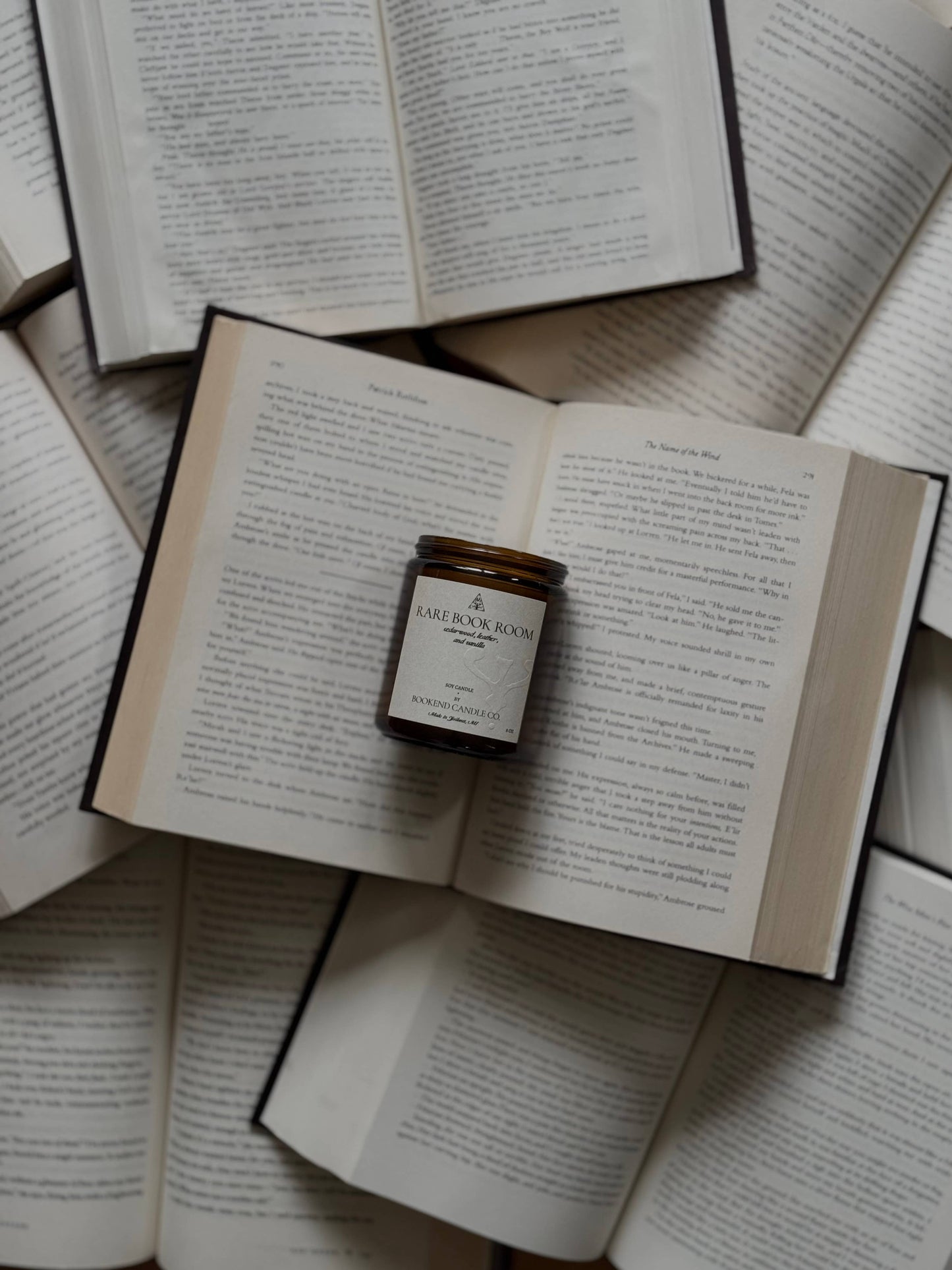 Bookish Candle - Rare Book Room Soy Candle - Library Scent