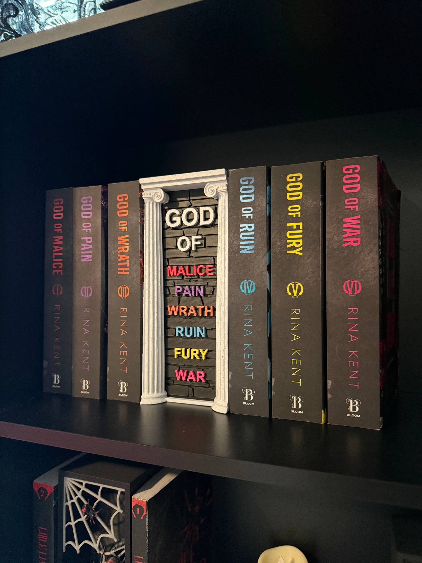 Legacy Of Gods Book Nook Set | Officially Licensed | Rina Kent | Bookshelf Decor | Bookish Merch