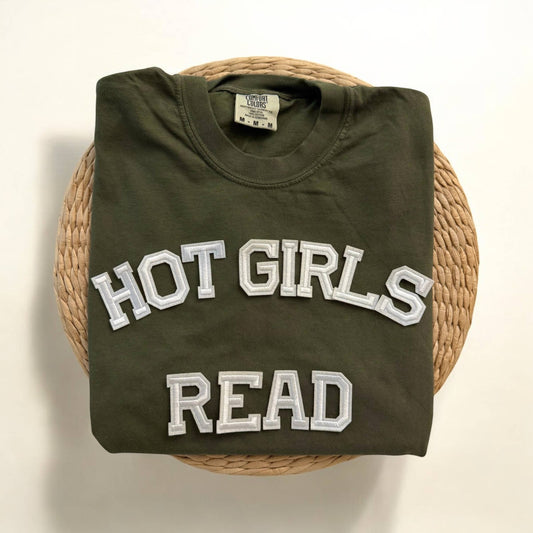HOT GIRLS READ Comfort Colors Short Sleeve Shirt,Book Shirt