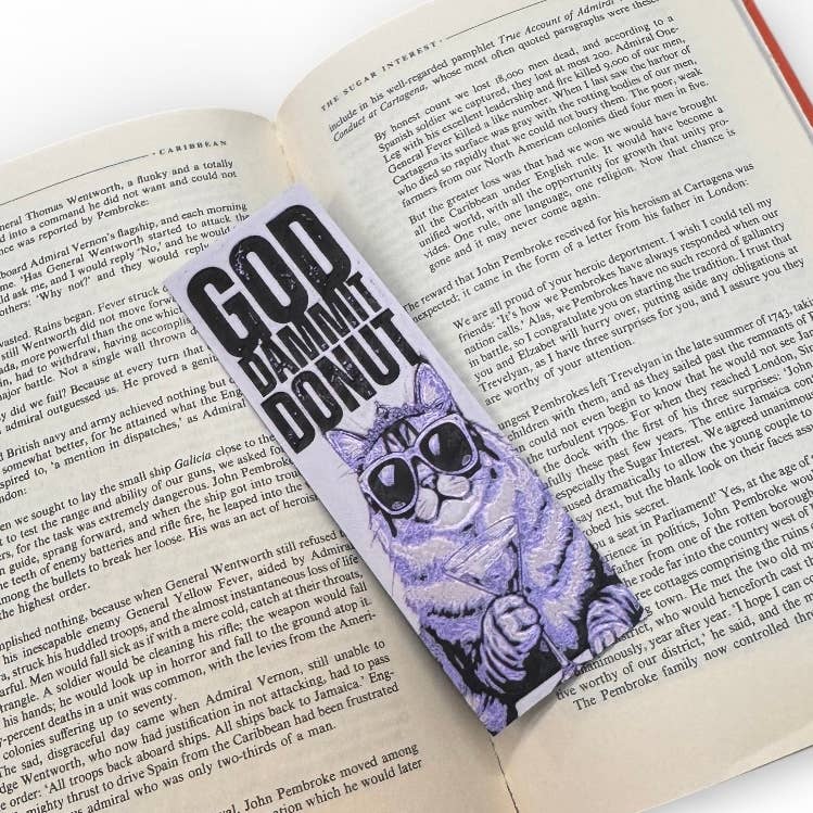 GODDAMMIT DONUT! Dungeon Crawler Carl Inspired 3D Bookmark 