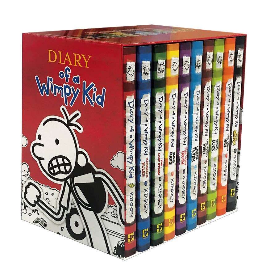 Diary of a Wimpy Kid Box of Books 1–10 Hardcover Gift Set