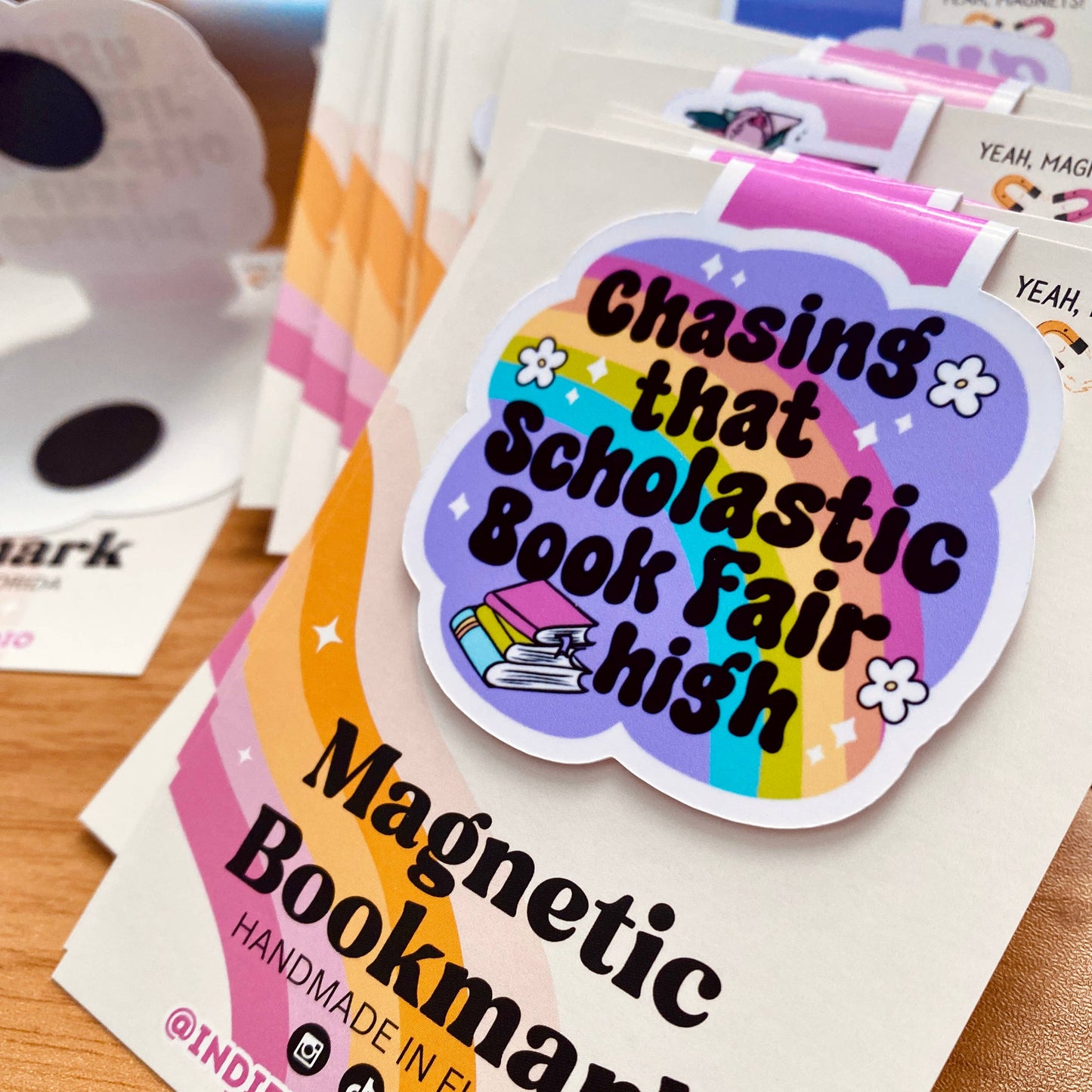 Book Worm Magnetic Bookmark | Bookish Spring 