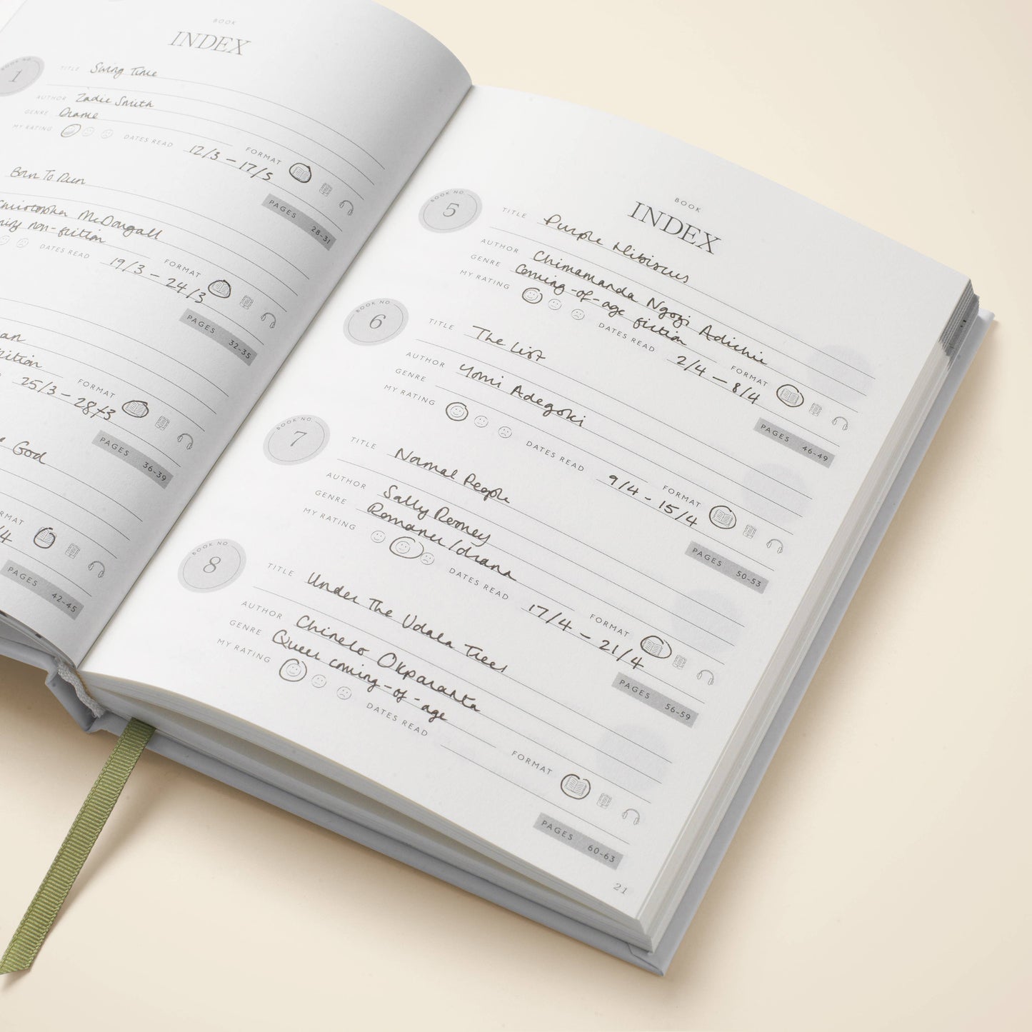 Guided Reading Journal, A5 Hardcover - Wonder