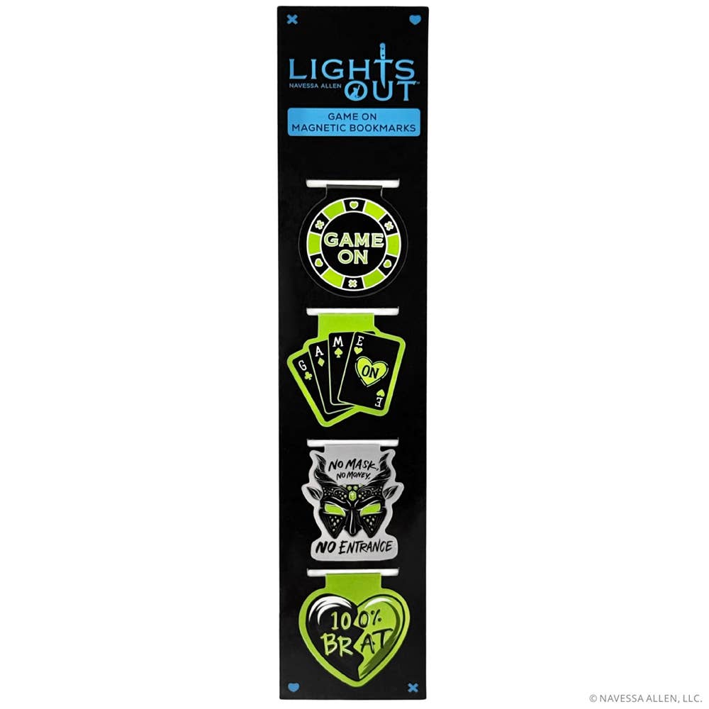 Game On Magnetic Bookmarks (4-Pack)