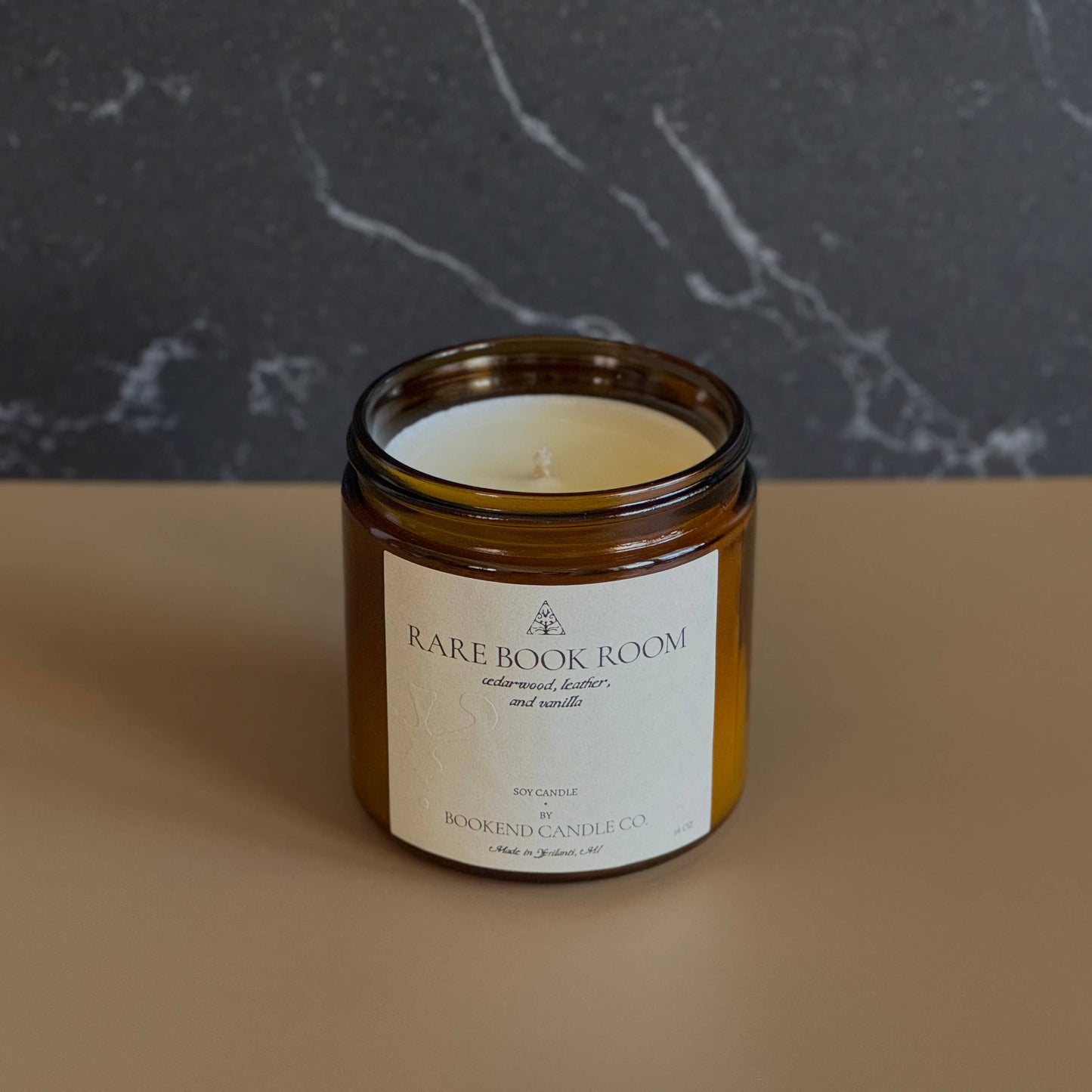 Bookish Candle - Rare Book Room Soy Candle - Library Scent