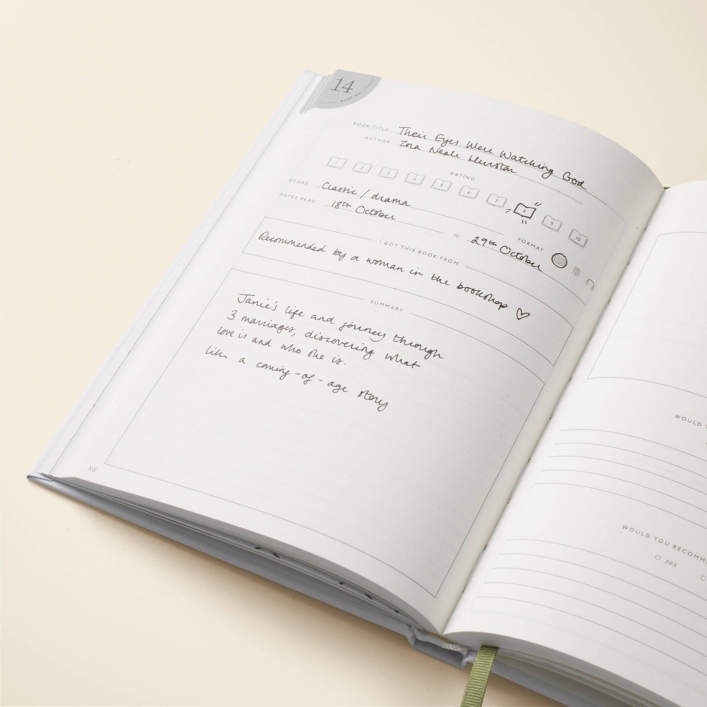 Guided Reading Journal, A5 Hardcover - Wonder