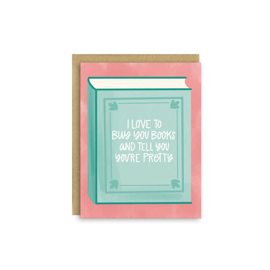 Buy You Books Valentine's Day Card