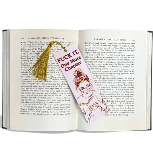 Fuck It, One More Chapter 3D Bookmark