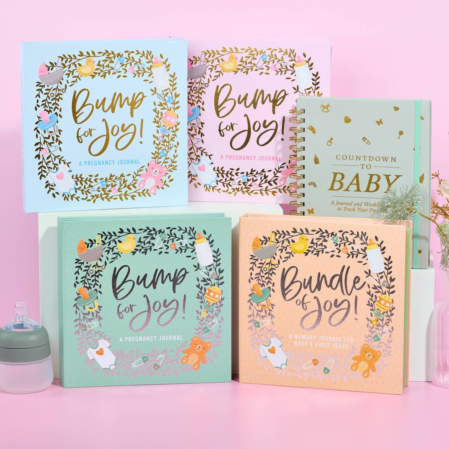Bump for Joy: A Pregnancy Journal (Pink)