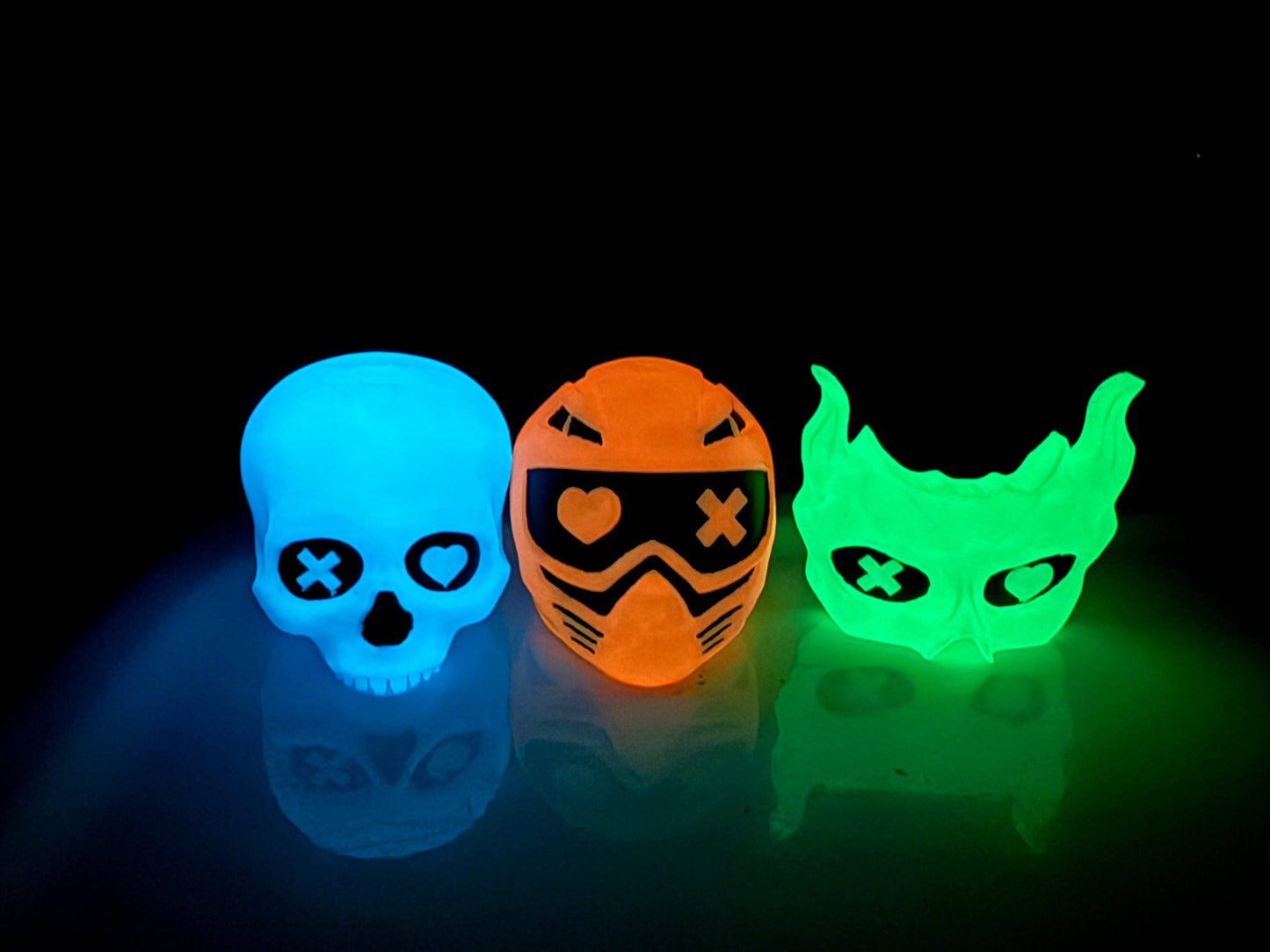 Dark Romance Figures | Glow in the Dark | Bookshelf Decor