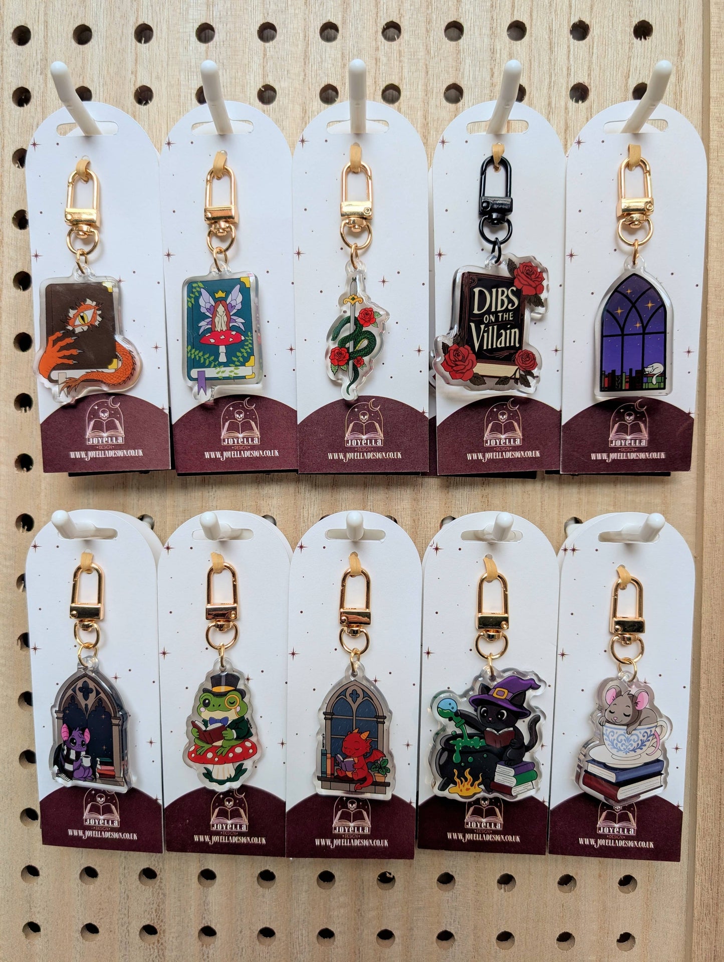 Dibs on the Villain Acrylic Key-ring