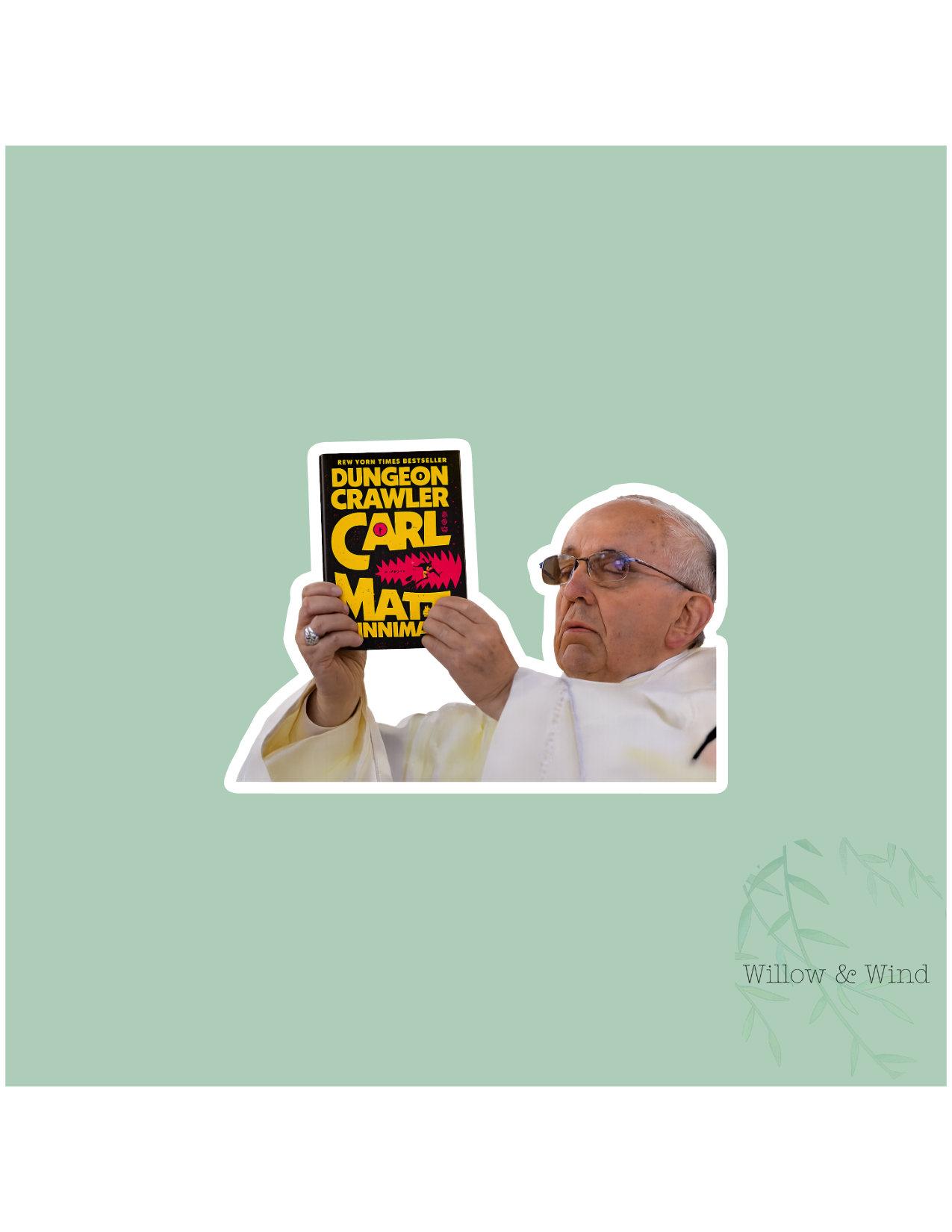 Dungeon Crawler Pope - Dungeon Crawler Carl Sticker