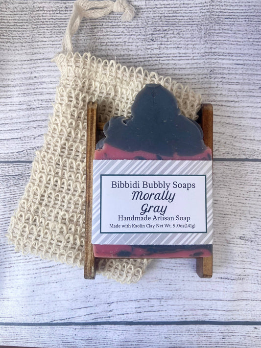 Morally Grey Frosted Bar Soap Bookish Fantasy Romance