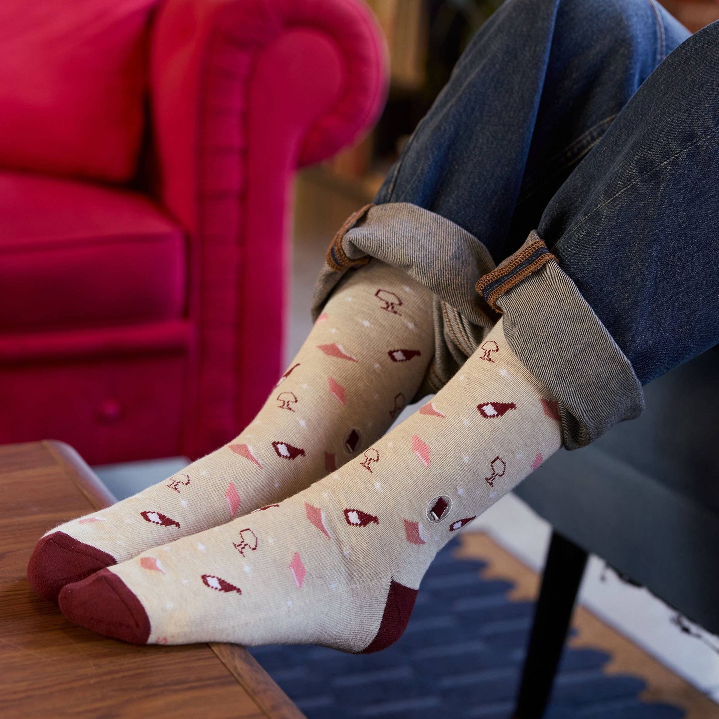 Socks that Give Books | Books and Wine - Gifts for Readers