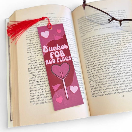 Sucker For Red Flags 3D Bookmark