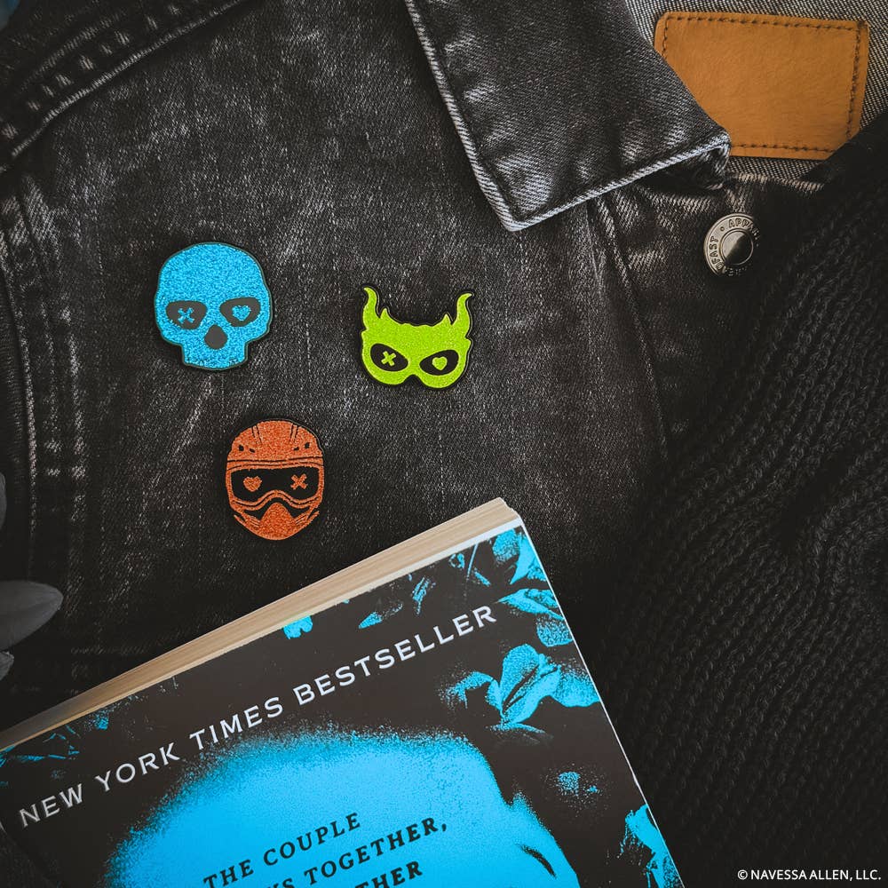 Lights Out: Into Darkness Series: Masked Men Enamel Pins (3-Pack)