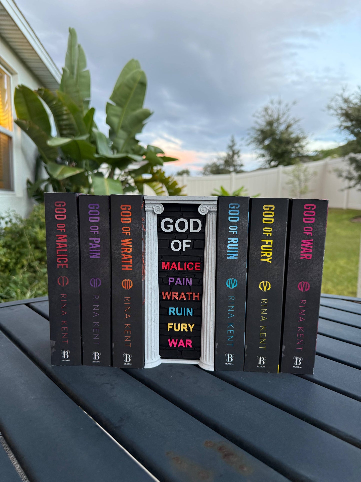 Legacy Of Gods Book Nook Set | Officially Licensed | Rina Kent | Bookshelf Decor | Bookish Merch