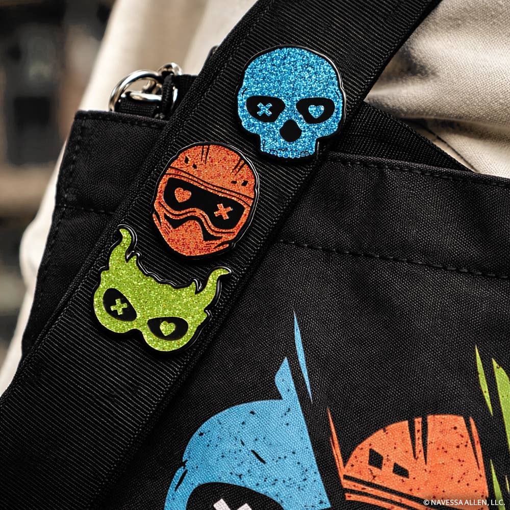 Lights Out: Into Darkness Series: Masked Men Enamel Pins (3-Pack)