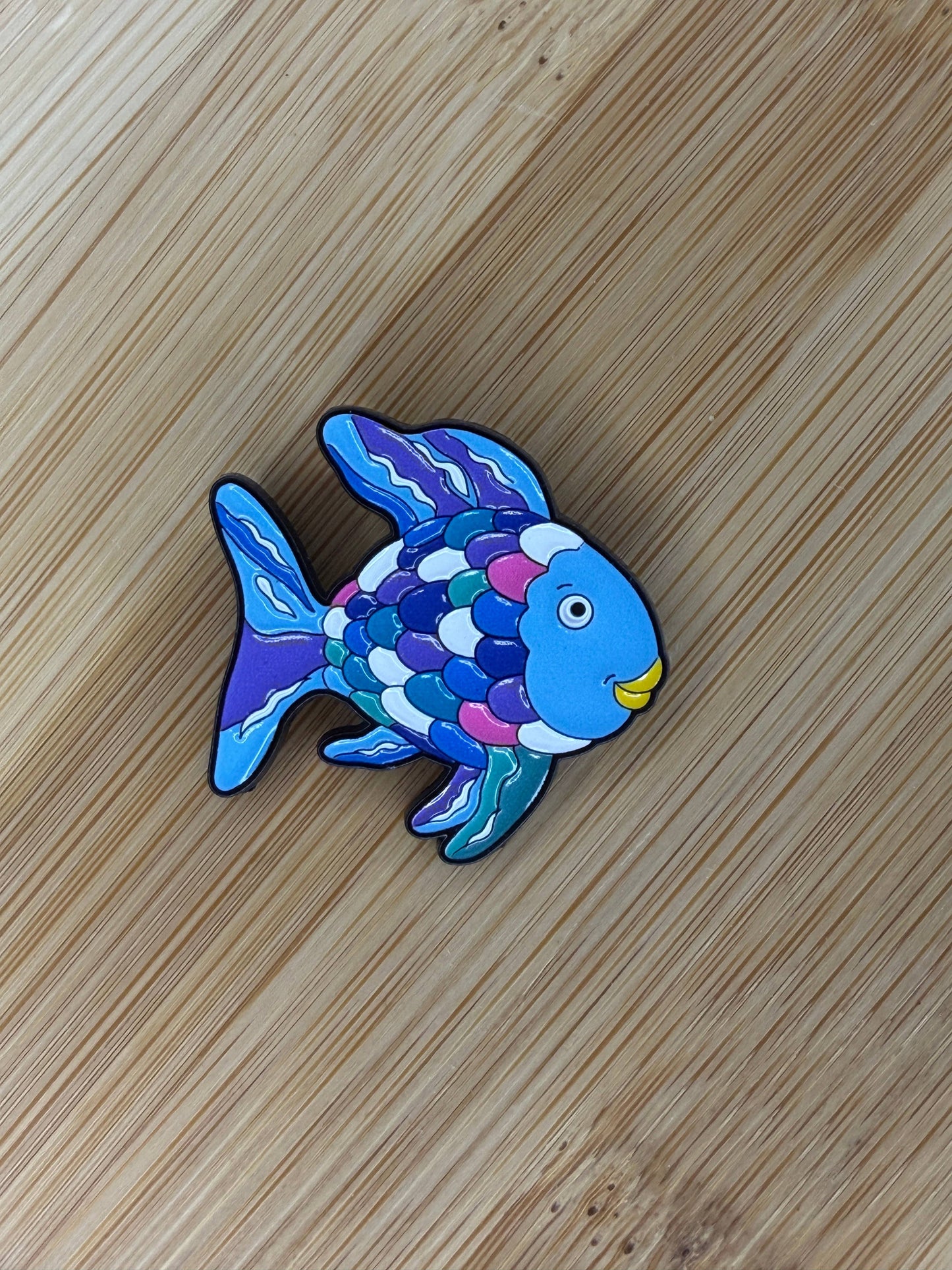 The Rainbow Fish Enamel Pin - Kid's Story