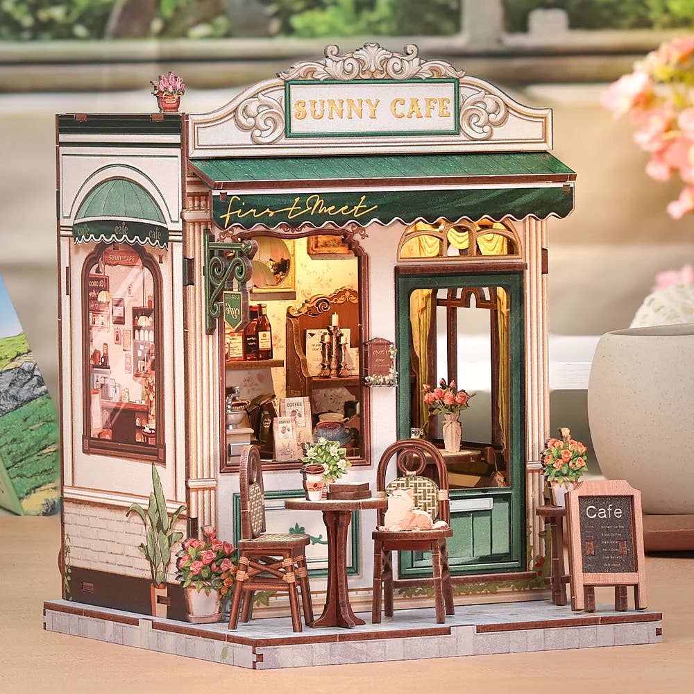 DIY Book Nook Kit: Sunny Café