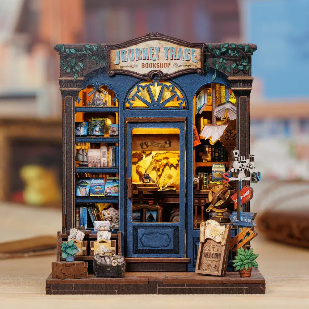 DIY Book Nook Kit: Journey Trace Bookshop