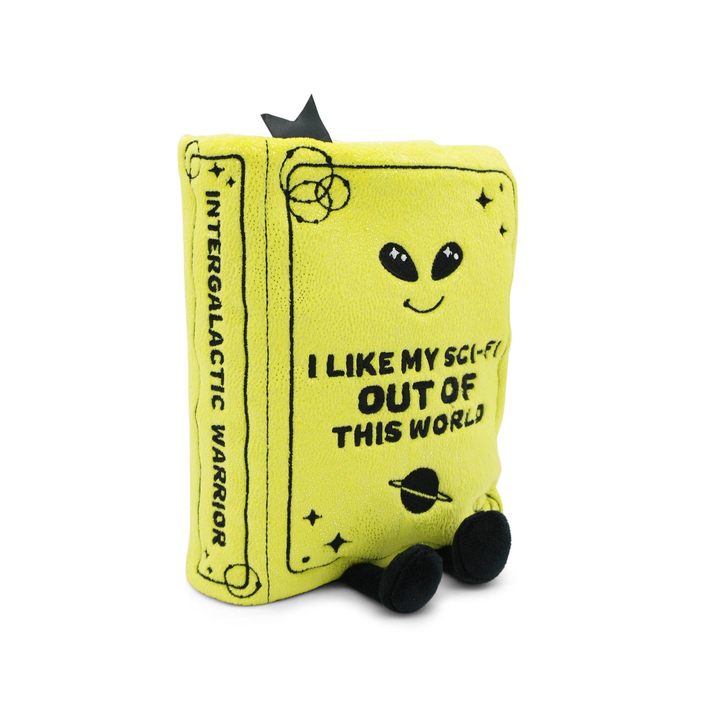 “I Like My Sci-fi Out of This World” Sci-Fi Book Plush