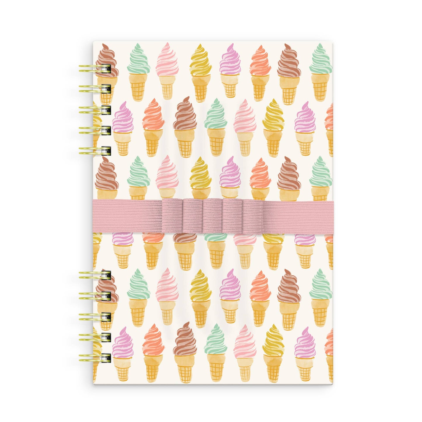 Cool & Creamy Harper Split-Spiral Notebook & Pen Set