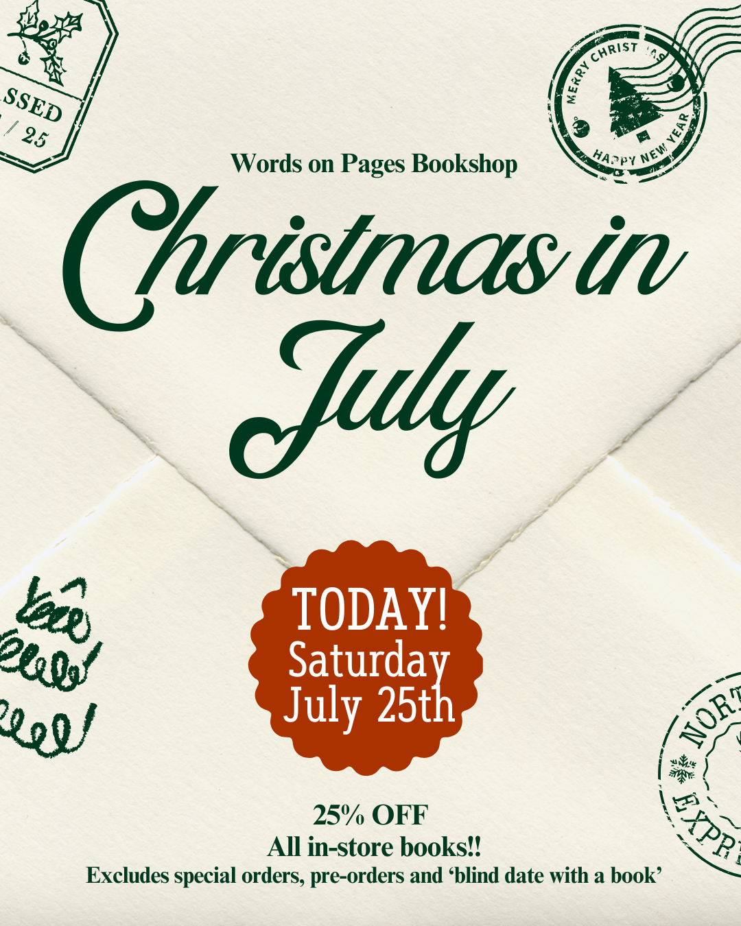 Christmas in July Blind Date with a Book