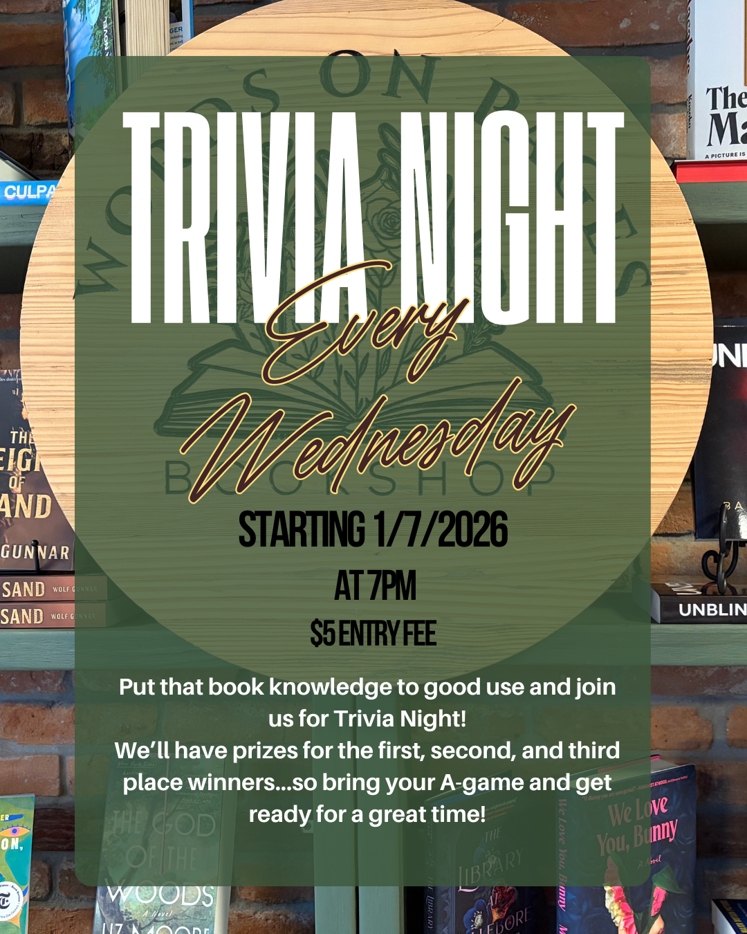 January Trivia Night Passes