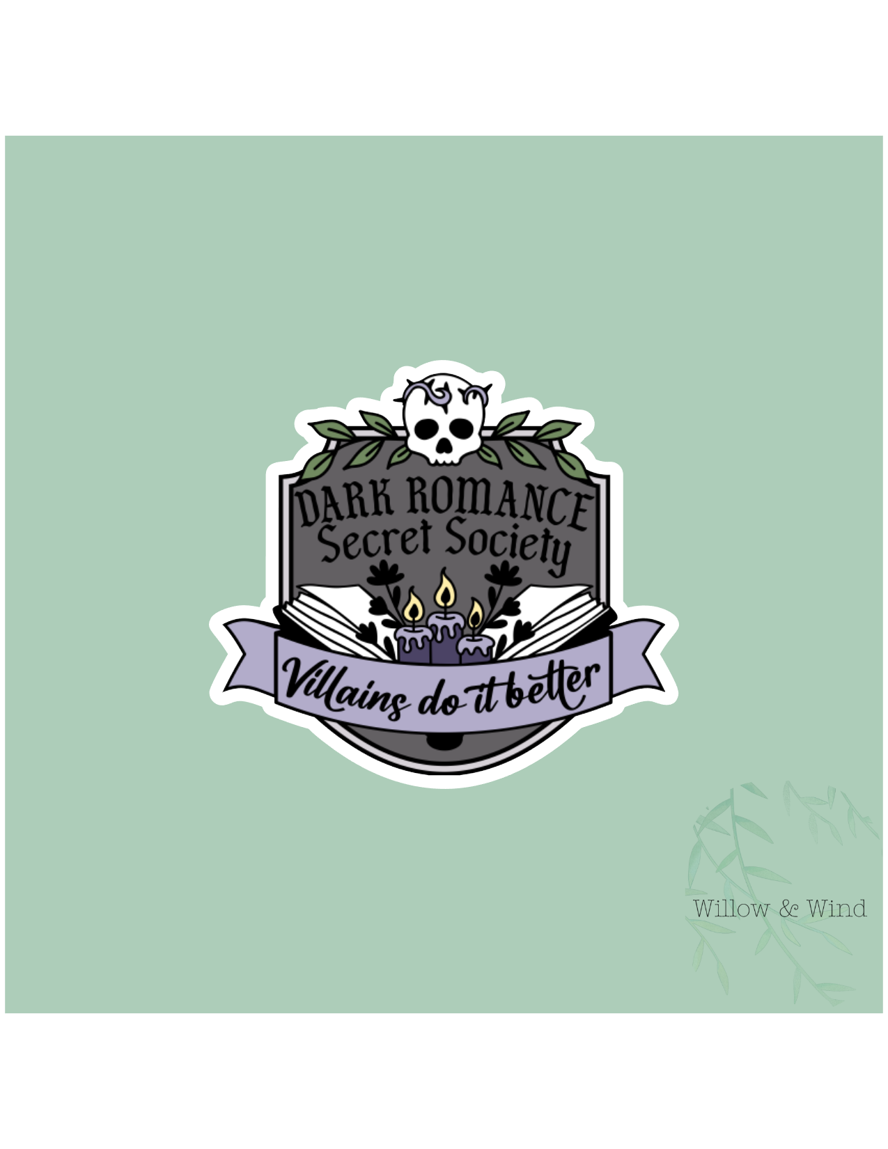 Dark Romance Secret Society - Bookish Sticker