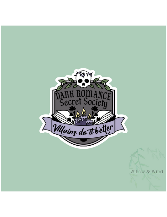 Dark Romance Secret Society - Bookish Sticker