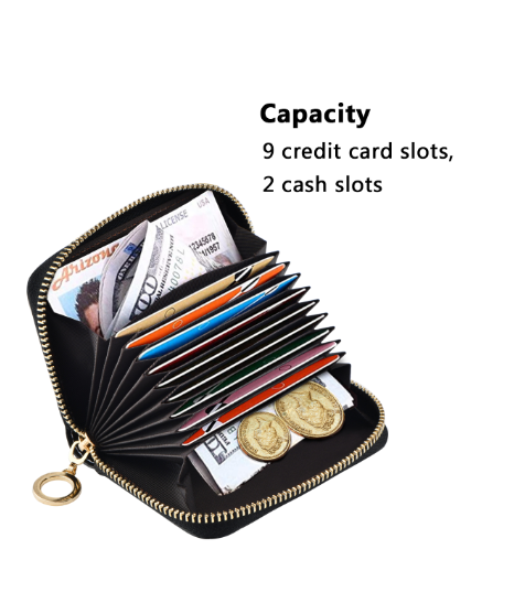 The Reader RFID Protective Zip Wallet