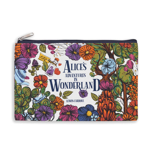 Pencil Pouch, Alice in Wonderland - Floral Nonsense