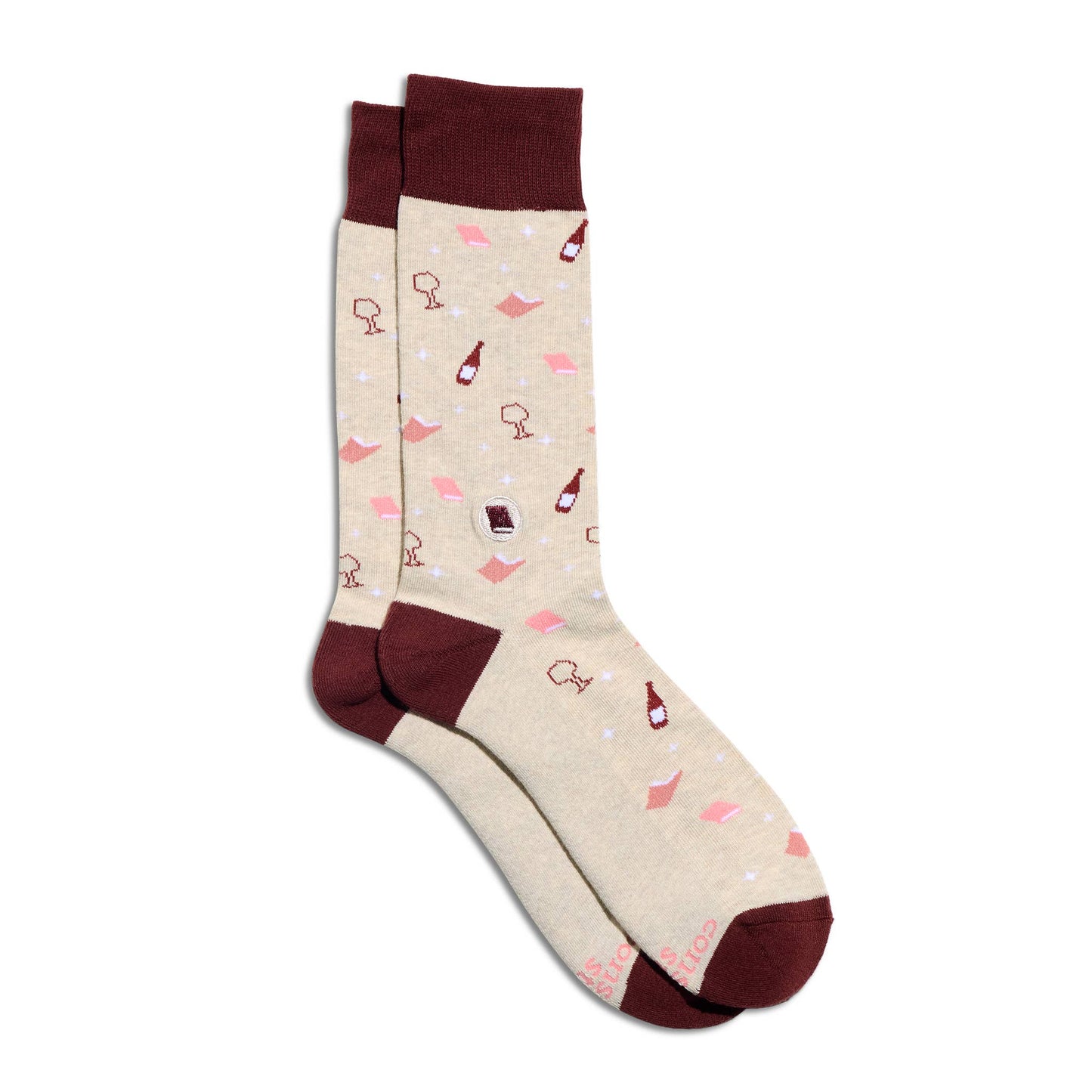 Socks that Give Books | Books and Wine - Gifts for Readers
