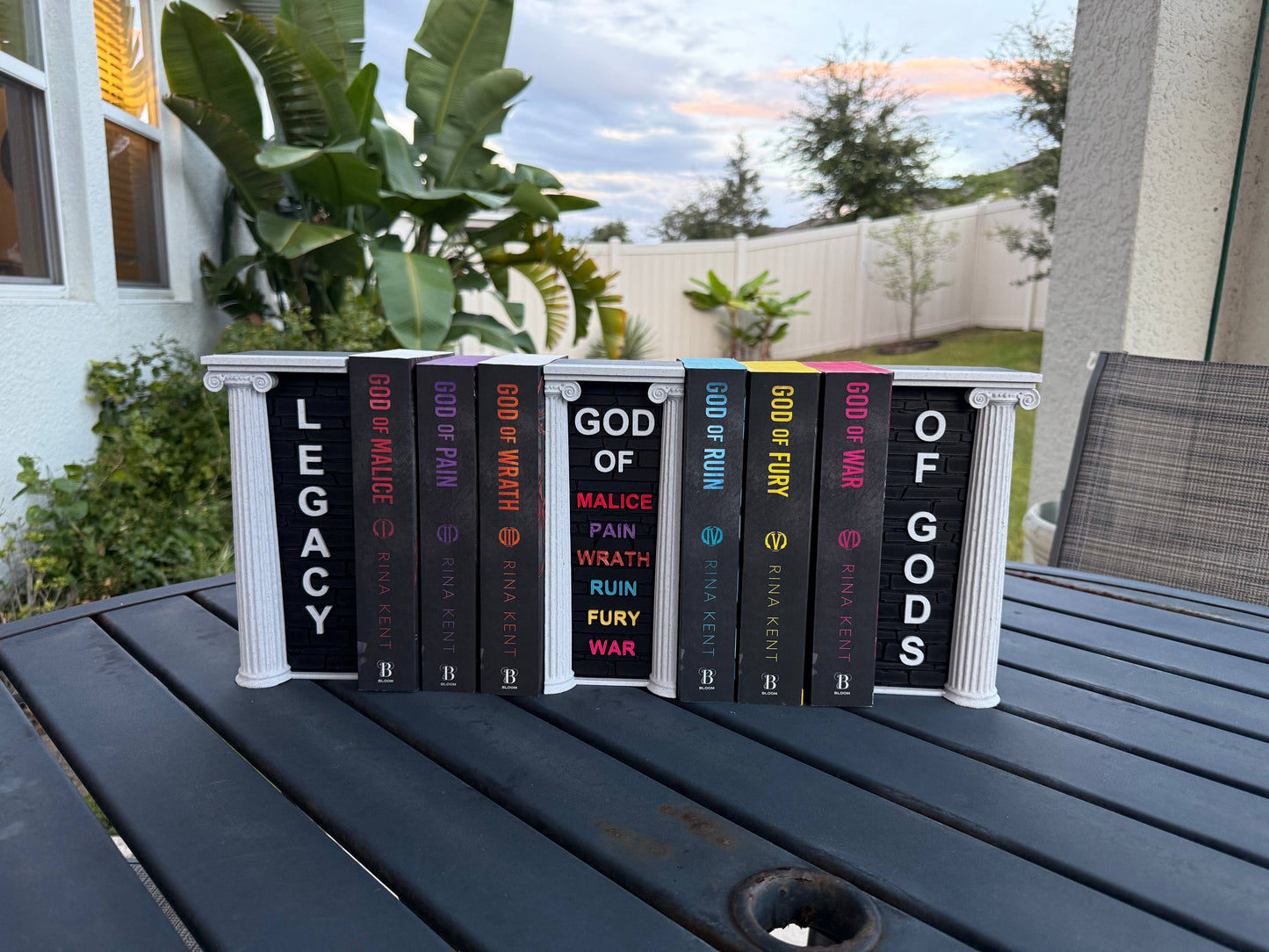 Legacy Of Gods Book Nook Set | Officially Licensed | Rina Kent | Bookshelf Decor | Bookish Merch