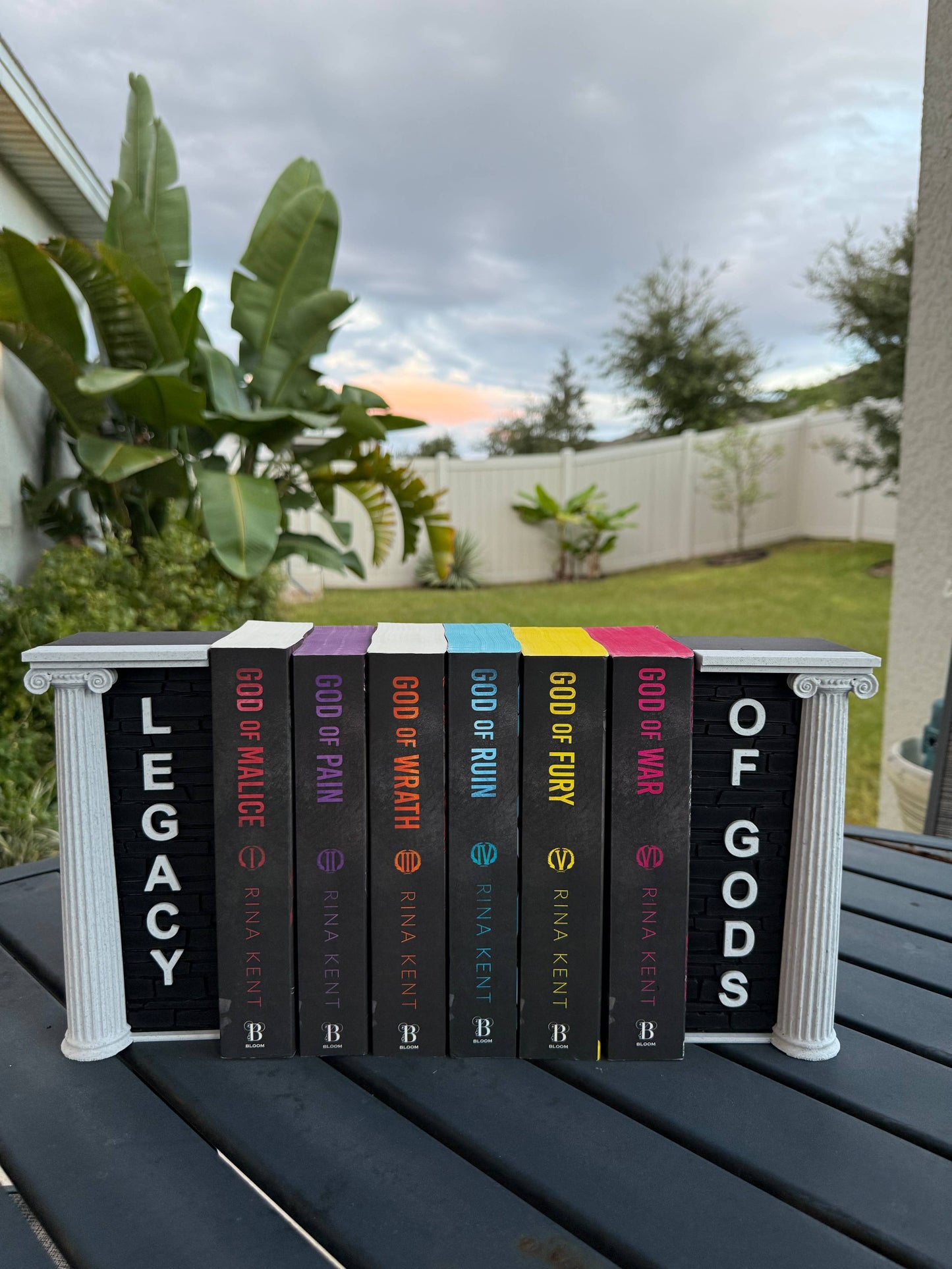 Legacy Of Gods Book Nook Set | Officially Licensed | Rina Kent | Bookshelf Decor | Bookish Merch