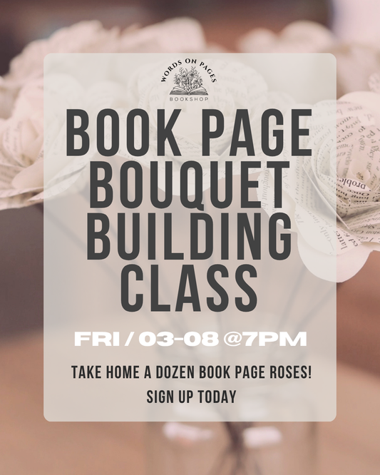 Book Page Bouquet Building Class