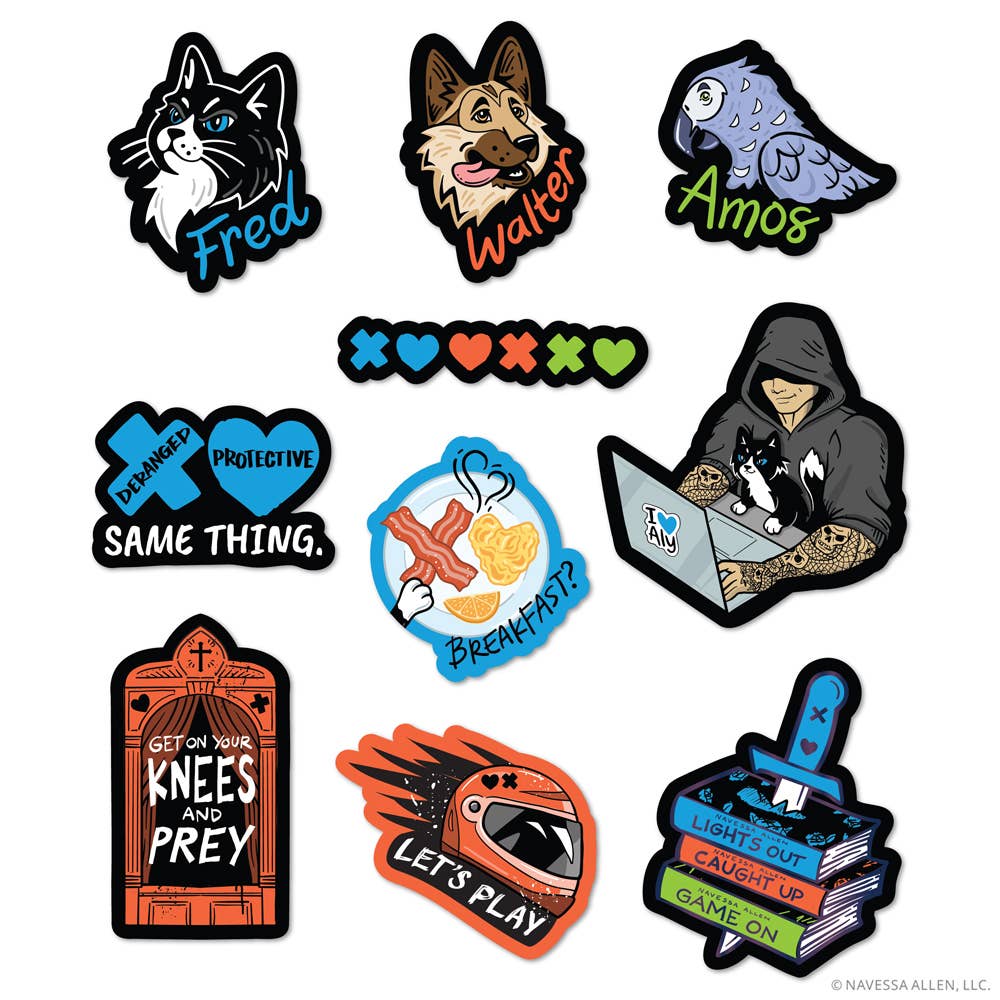 Lights Out(10-Pack) Into Darkness Series Decals
