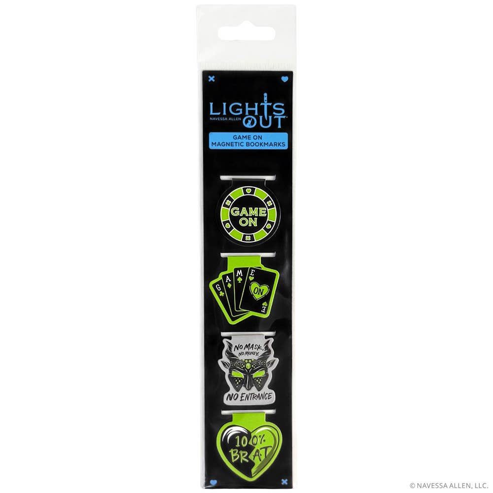 Game On Magnetic Bookmarks (4-Pack)