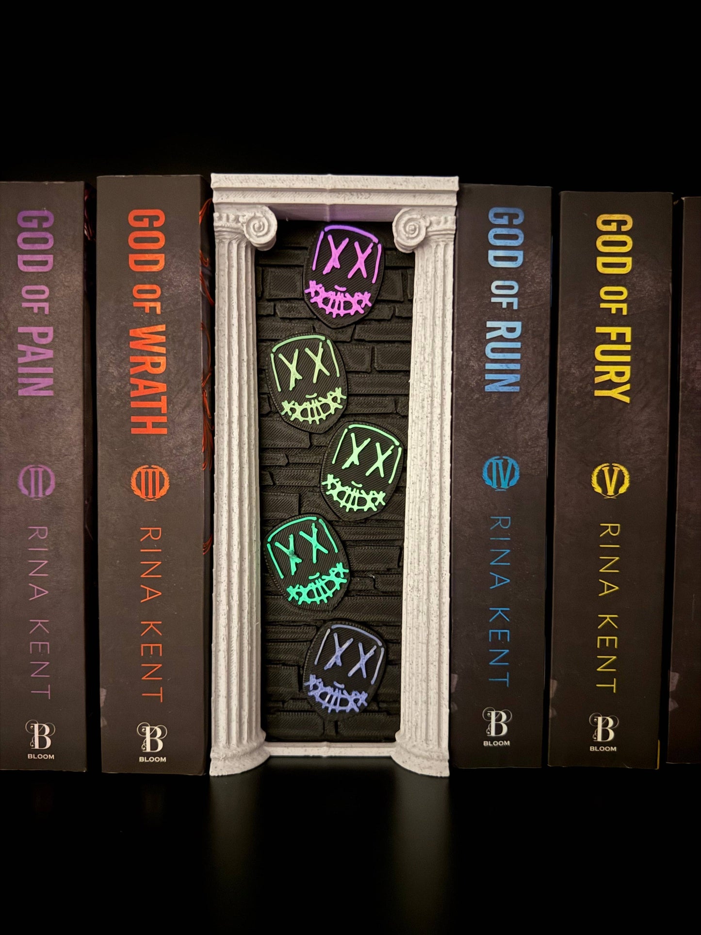 Legacy Of Gods Book Nook Set | Officially Licensed | Rina Kent | Bookshelf Decor | Bookish Merch