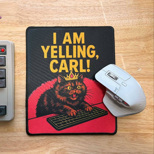 Princess Donut "I Am Yelling, Carl" Mouse Pad