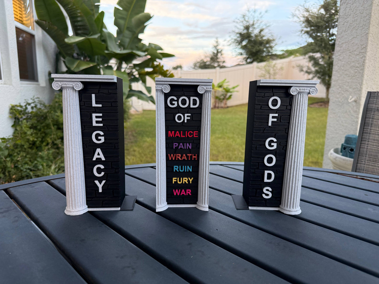 Legacy Of Gods Book Nook Set | Officially Licensed | Rina Kent | Bookshelf Decor | Bookish Merch