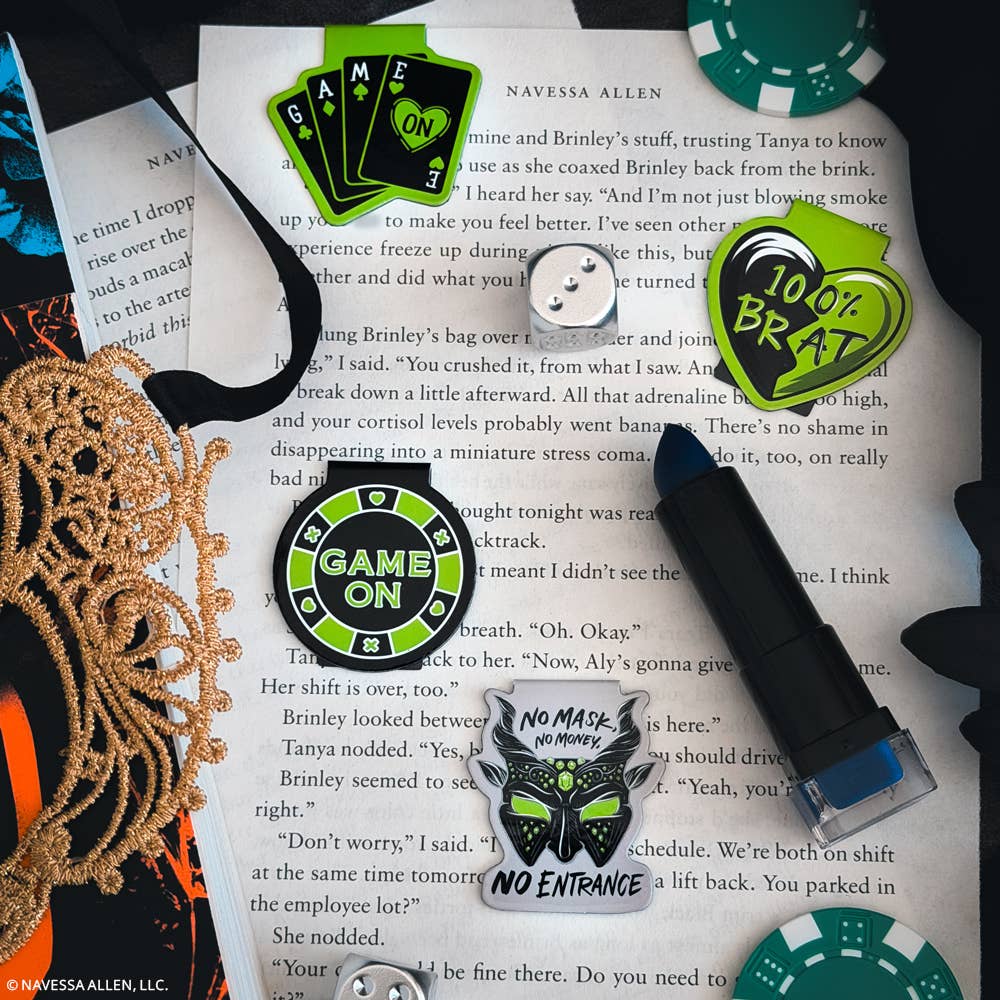 Game On Magnetic Bookmarks (4-Pack)