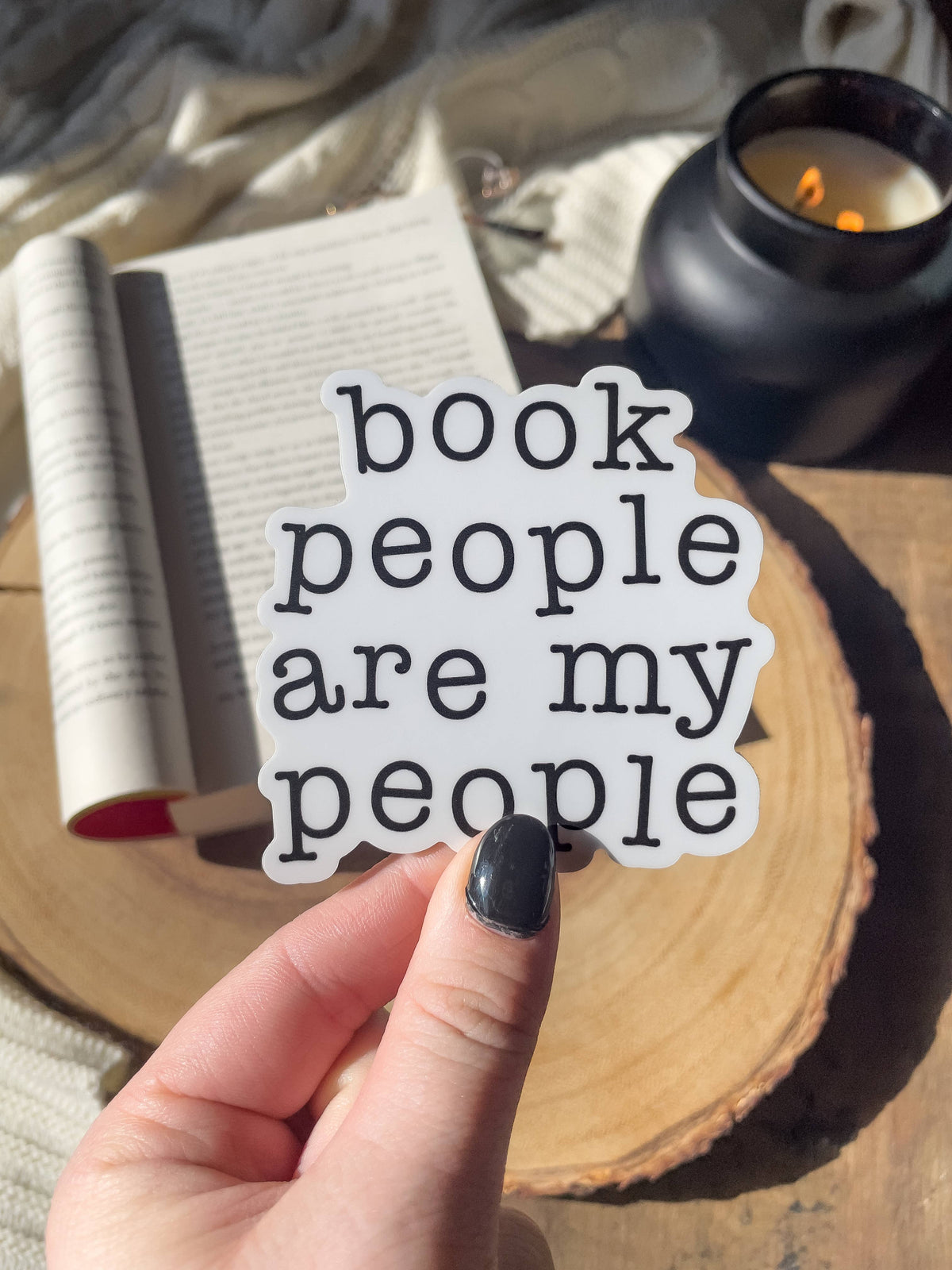 Book People Are My People Vinyl Sticker | Bookish Stickers